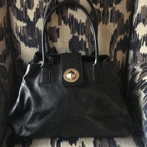 Vintage Kate Spade black satchel.